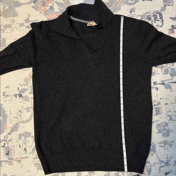 Faherty Jackson Polo Pullover in ash heather - Picture 7 of 7